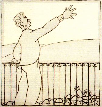 Castelao, Un orador.