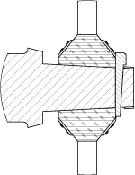 encaixe eixe roda