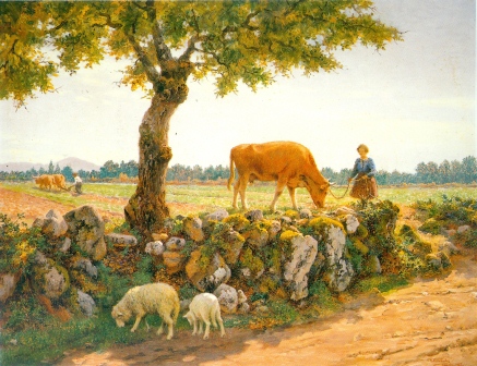 Antonio Fernández, Vaca pastando.