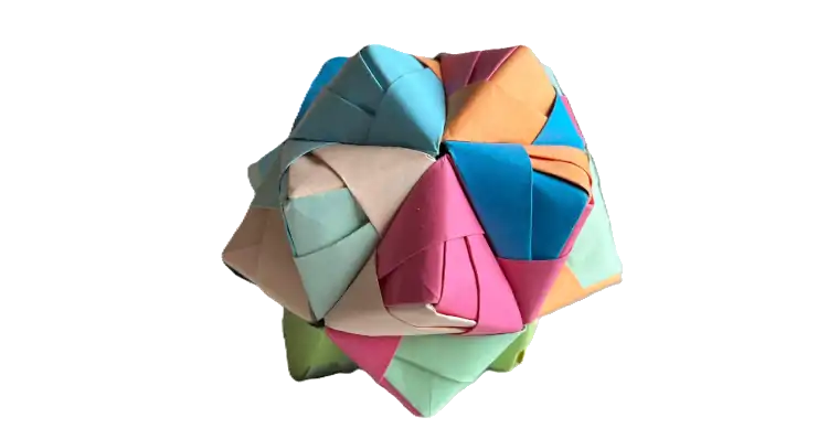 Icosaedro estrellado modelado con 123D Catch